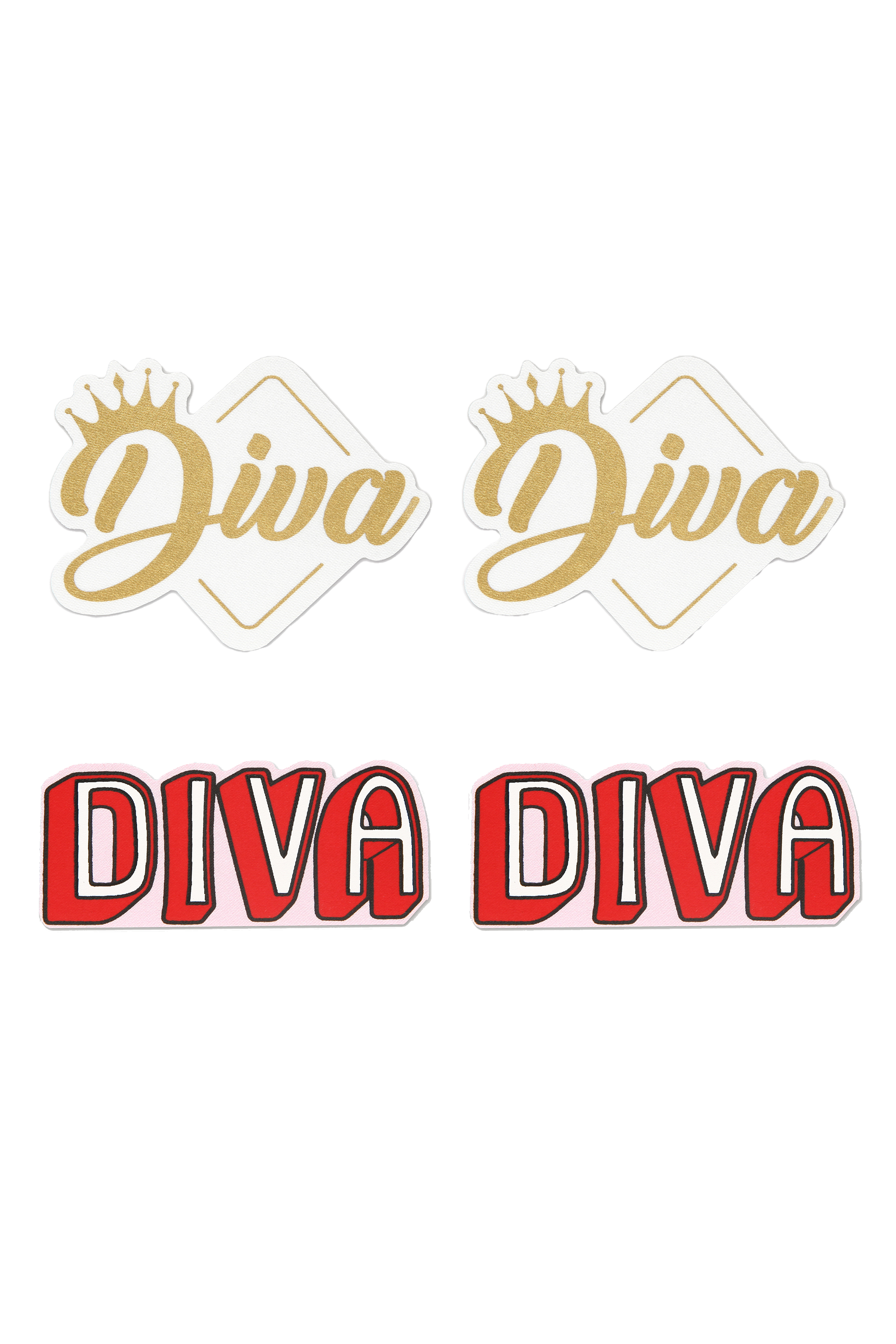 Peekaboo - 2-paar tepelstickers - Diva
