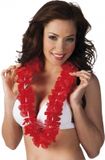 Sans marque Couronne Hawaïenne - Rouge - Tissu - 4 pièces