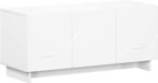 vidaXL TV-meubel 90 x 34,5 x 40 cm Wit Bewerkt hout