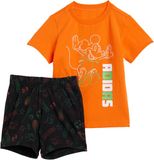 adidas Sportswear Disney Mickey Mouse T-shirt Set Kinderen - Oranje