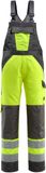 Mascot Safe Light salopette américaine avec poches genoux 15969-948 - jaune fluo/gris anthracite foncé - C50 - 82