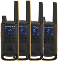 Motorola Talkabout T82 Extreme Quad Pack - Zwart, Oranje