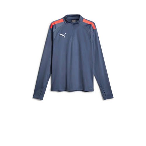 Puma Senior Voetbalshirt - Donkerblauw/Rood