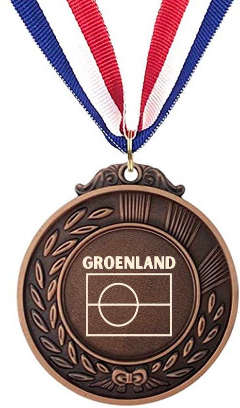 Akyol - Groenland Medaille Bronskleuring - Piloot - Toeristen - Groenland Cadeau - Metaal - 6.5 cm