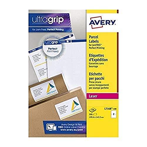 AVERY Avery -Zweckform White Address Label - Laser - L7168: L7168-100