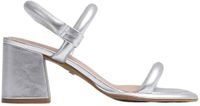 Bronx Dames Sandalen met hak, zilver, maat 41
