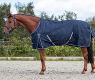 QHP Deken QHP Turnout Luxe Fleece Donkerblauw