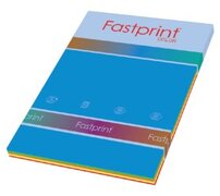 Fastprint Kopieerpapier a4 80gr 5 felle kleuren 250vel