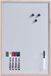 Zeller Magnetisch whiteboard/memobord - met houten rand - 40 x 60 cm - met 4x Power Liner stiften