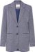 ICHI IHKATE JACQUARD OVERSIZE BL Blazer Dames L Patriot Blue Herringbone