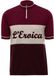 Santini Eroica Official Wool Maillot de cyclisme à manches courtes Rouge M Homme