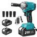 StarTech Makita Borstelloze elektrische slagmoersleutel - Accu-slagmoersleutel - 1800 Nm - 1,27 cm vierkantopname - Draadloos - 2 accu's - Geschikt voor Makita 18V accu's