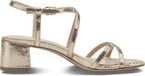Tamaris Sandalen Hak Sandalen Hak - Goudkleur - Maat 37