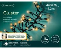 Lumineo Cluster Kerstverlichting 448 LED Warm Wit & Klassiek Warm 4.2 Meter