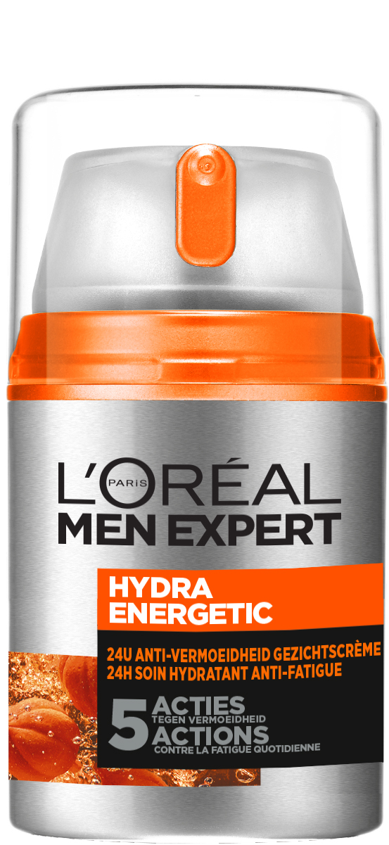 L'Oréal Hydra Energetic Men Expert Hydraterende Gezichtscrème - 50ml - Gezichtscrème