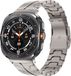 Bandz Titanium band 'Iron' - geschikt voor Samsung Galaxy Watch Ultra 2 (2026) / Ultra (2024/2025) - inclusief horloge inkort set (titanium kleur)