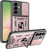 Techsuit Hoesje geschikt voor Samsung Galaxy A56 - Camshield Back Cover - Roségoud
