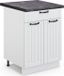 Vicco Fame-Line Keukenonderkast – 60 cm met lade, WB Antraciet Wit Landhuis