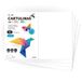 Cartulina m-office Cartulina de Colores, Cartulina A3, Folios Colores 180gr, Bloc cartulina colores intensos, Ideal para Manualidades, Imprimir tus Documentos y Diseños Creativos (50 Hojas, Blanco)