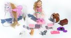 Alltoys Jeu de poupée avec cheval et chaton