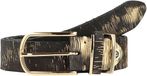 b.belt Riem Cuno Ceinture Cuir W85 Noir / Or Métallique Noir Multicolore