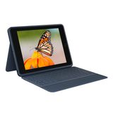 Logitech Rugged Combo 3 QWERTZ Duits Smart Connector Blauw