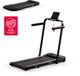 Moov Walk Loopband Inklapbaar - Walking Pad - Opvouwbare Wandelband - Treadmill 1-8 km/u - Incl. Accessoires