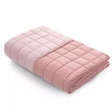 Caleffi - Sprei, gewatteerd, modern, effen, Frans bed, roze