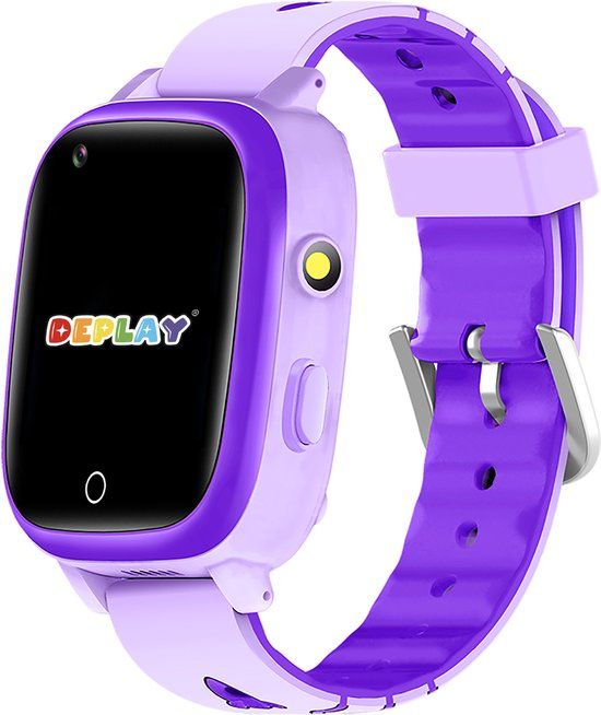 DEPLAY 4G KidsWatch - Smartwatch voor Kinderen - Paars