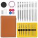 Solidchoice - Set van 26 ergonomische haaknaalden met opbergtas