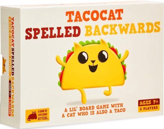 Exploding Kittens Tacocat Spelled Backwards - Strategisch spel - Engels