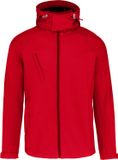 Kariban Heren softshell jas met afneembare capuchon K413 - Red - XXL