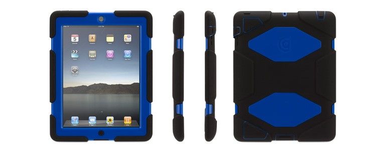 Griffin Survivor / iPad 2, iPad 3, iPad (4th gen) / - / Zwart, blauw