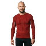 Q36.5 Base Layer 3 Sous-vêtement à manches longues Rouge, Taille L/XL