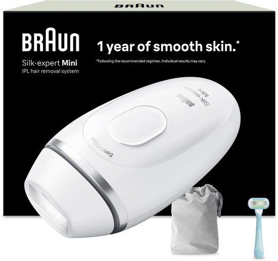 Braun IPL Silk·expert Mini - IPL ontharingsapparaat - PL1114 - Wit