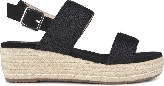 POSH by Poelman CETO Dames Sandalen - Zwart
