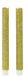 Merkloos / Sans marque Magic Flame Dinerkaarsen - LED - 6x stuks - goud - 25 cm - met glitters
