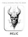 Pencil Relic Pencil Drawing Practice Book - Mastering Ornate Skulls, Cultural Symbols, and Dark Fantasy Texture Rendering