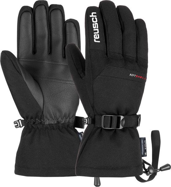 Reusch Outset R-TEX XT Fingerhandschoenen - Zwart/Wit - Maat 7 - Unisex