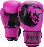 Super Pro Combat Gear Talent (kick)bokshandschoenen Roze/Zwart 10oz