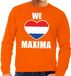 Bellatio Decorations Shoppartners Bv Oranje We Love Maxima sweater - Trui voor heren - Koningsdag kleding L