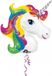AMSCAN - Grote eenhoorn aluminium ballon - 1 stuk(s) - Verjaardag - Unicorn - Gekleurd - Synthetisch