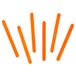 Steelen van hout, oranje, 73 x 7 x 2 mm. 150 stuks.