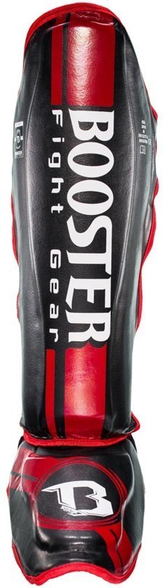 Booster Fight Gear - BSG V3 Scheenbeschermers Black/Red - L