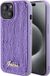 Guess Sequins Script Logo Back Case - Apple iPhone 15 (6.1") - Paars