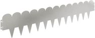 vidaXL Bordure de pelouse - 30 pièces - 103 x 20 cm - Acier inoxydable - Argenté