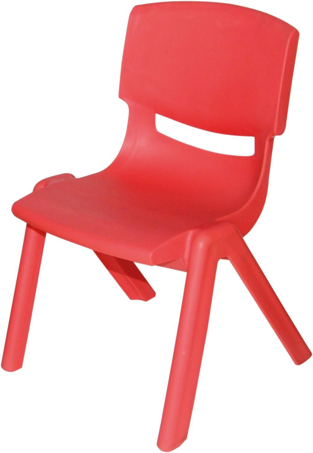 Bieco Kunststof kinderstoel - rood