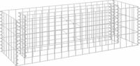 vidaXL Gabion plantenbak verhoogd 90x30x30 cm gegalvaniseerd staal