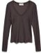 Vero Moda AWDREAM Top V-hals Lange Mouw Lyocell Chocolate Torte M