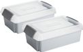 Sunware Opslagbox - 2 Stuks - 30L - Grijs - 59x39x17 cm